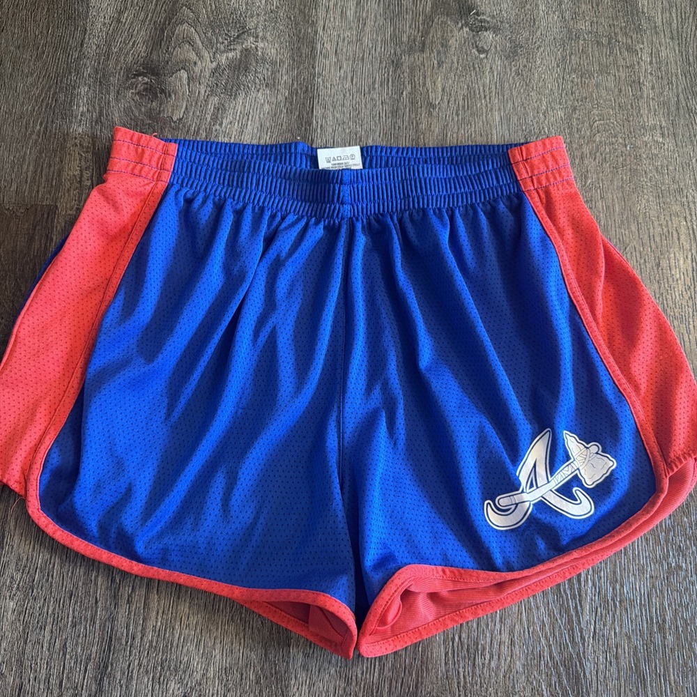 Victoria's Secret PINK 5th & Ocean Atlanta BravesAthletic Running Shorts Women S